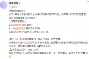赵露思补偿粉丝元气森林音乐节遗憾